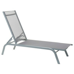 Lettino DKD Home Decor reclinabile Grigio Scuro PVC Alluminio (191 x 58 x 98 cm) en oferta