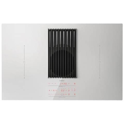Piano Cottura WH / F / 83 a Induzione 4 Zone Cottura da 83 cm con Cappa Filtrante Colore Bianco