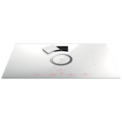 Piano Cottura WH / F / 83 a Induzione 4 Zone Cottura da 83 cm con Cappa Filtrante Colore Bianco