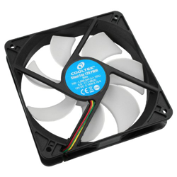 Silent Fan 120 PWM Case per computer Ventilatore 12 cm Nero, Bianco, Ventola en oferta