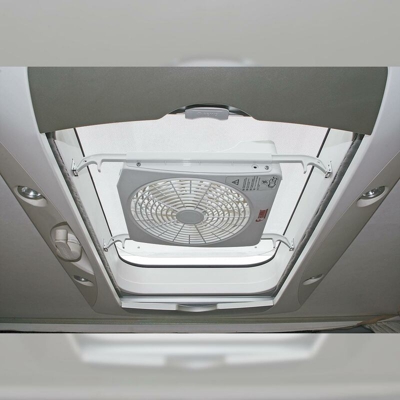 Turbo-Kit Fiamma Bianco Ventola Con Termostato Per Camper Caravan Furgone