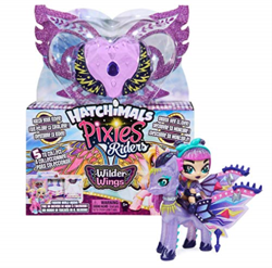 Hatchimals Pixies Riders, Pixie Rhythm Rachel Wilder Wings e Glider Tigrette con 16 accessori per ali, Gioco figura precio