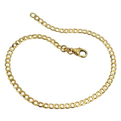 Braccialetto 502004 - Open Curb Chain 14ct Gold 19cm