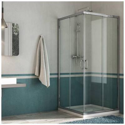 Box Doccia 70x90cm H185 Trasparente Mod. Junior