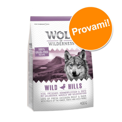 Prezzo prova! Wolf of Wilderness Crocchette per cani - NUOVO: 400 g Senior Green Lands - Agnello en oferta
