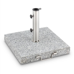 Schirmherr 25SQ Supporto Ombrellone 25 kg Terrazza Granito grigio lucido características