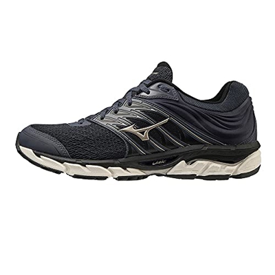 Mizuno Wave Paradox 5, Scarpe da Trekking Uomo, India Ink Platinum Gold Snow White, 45 EU
