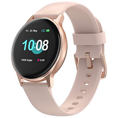 UMIDIGI Smart Watch, Uwatch 3S Fitness Tracker per Uomo Donna, Cardiofrequenzimetro e Monitor del Sonno, Contapassi Impermeabile 5 ATM, Quadrante Pers