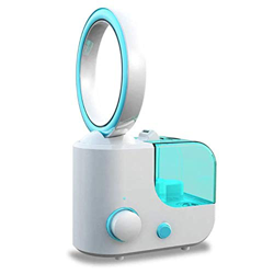 FCXBQ Household Ventilatore Senza Lama, Aria Ventola di Raffreddamento con umidificatore Elettrico a Doppio Uso di ultrasuoni creatore della foschia d precio