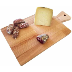 Tagliere Vassoio Piano Di Lavoro In Legno Di Faggio Con Manico 45X28Cm Cucina precio