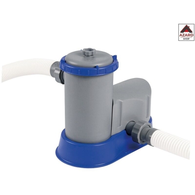 Pompa piscina Bestway fuoriterra filtro a cartuccia per pulizia acqua 5678 l/h - Grigio