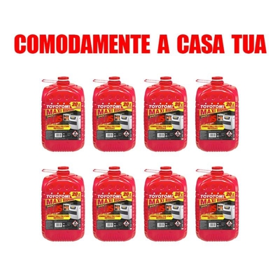 TOYOTOMI Tanica Plus 20 Lt Combustibile Per Stufe - Confezione da 8