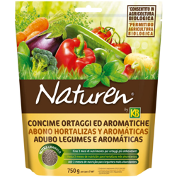 Concime per ortaggi e aromatiche 750g Naturen KB características