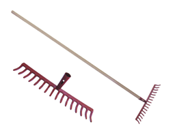 Rastrello 16 denti con manico prestige características