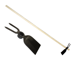 Zappino forgiato con corni italiano características