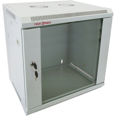 RackMatic - Armadio rack da muro 19" 15U 570x450x790mm parete SOHORack smontato DIY bianco de RackMatic