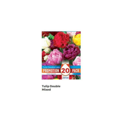 Bulbi di Tulipano Double Mixed Colours confezione da 20 pz en oferta