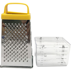 Pialla a quattro lati in acciaio inossidabile, con scatola, colore casuale della maniglia, 6 pollici precio