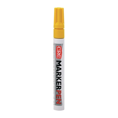 Marcatore indelebile MARKERPEN linee gialle 1-4,5 mm punta di scrittura impermeabile CRC (Per 12)