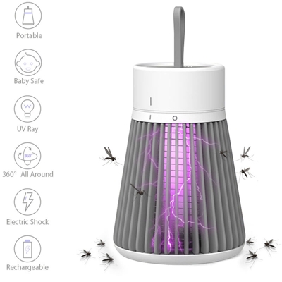 Lampada presa della zanzara zanzare portatile con scarica elettrica ricaricabile UV Ray & Tecnologia