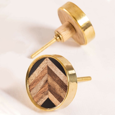 SKLUM Set di 2 maniglie Birllag Oro Resina