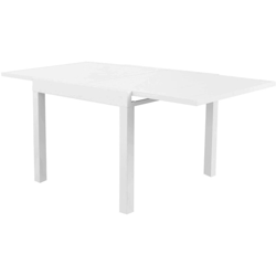 Set tavolo e sedie da giardino per esterno in alluminio cm 90/180 x 90 x 75 h con 6 sedute en oferta