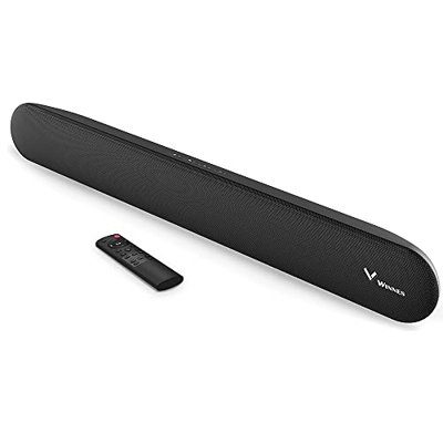 Soundbar TV Bluetooth 5.0 con Subwoofer Wireless, Altoparlanti Bluetooth surround 3D e tecnologia DSP (con RCA, USB, ottico, AUX e Bluetooth)