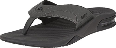 ReefFANNING - Infradito Uomo, Nero (Grey/Black), 40 EU