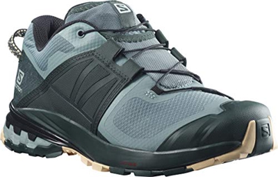 SALOMON XA Wild W, Scarpe da Trail Running Donna, Verde (Trooper Green Gables Almond Cream, 42 EU