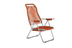 fiam Sdraio Spaghetti Art. 084 BI Telaio Alluminio Cordonato Ottanio en oferta