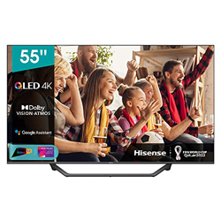 Hisense 55" QLED 4K 2021 55A78GQ, Quantum Dot, Smart TV VIDAA 5.0, HDR Dolby Vision, IPS, Audio Dolby Atmos, Controlli vocali Alexa / Google Assistant precio