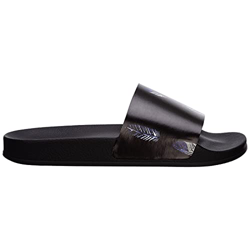 MARCELO BURLON Ciabatte Feathers Uomo Black/Multicolor 41 EU en oferta