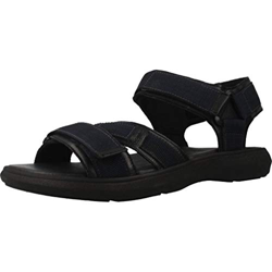 Geox U Goinway B, Sandali Punta Aperta Uomo, (Navy/Black C0045), 45 EU precio