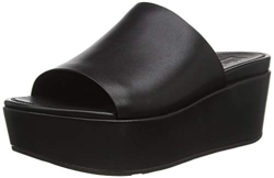 Fitflop Eloise Leather Wedges, Sandali Donna, Tout Nero, 37 EU precio