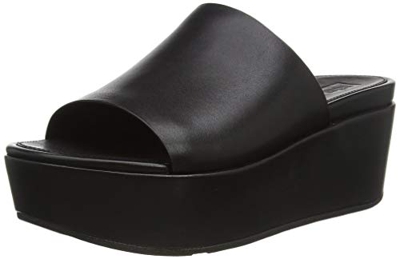 Fitflop Eloise Leather Wedges, Sandali Donna, Tout Nero, 37 EU