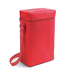 Distribuzione da presents & more Borsa termica – Rossa – 2 bottiglie da 1,5 l en oferta