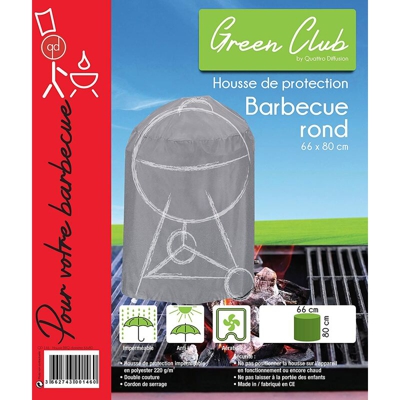 Telo di protezione per Barbecue rotondo D 66 x a 80 cm colore Antracite