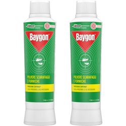 ND - Baygon insetticida in polvere scarafaggi e formiche 2 flaconi da 250 grammi en oferta