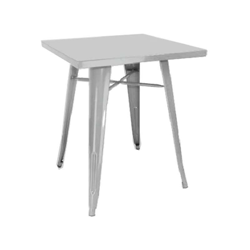 Tavolo Lamiera Silver 60 x 60 cm en oferta