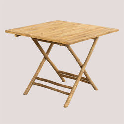 SKLUM Tavolo pieghevole in bambù Allen Bambù Bambù en oferta