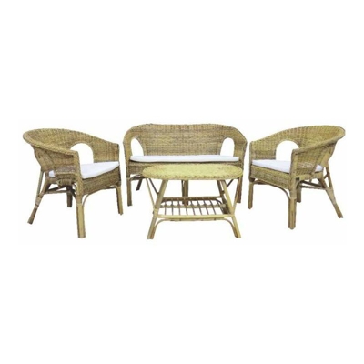 Set Eden in rattan