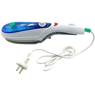 Ferro da stiro portatile a vapore sospeso Ferro da stiro elettrico tenuto in mano Spazzola a vapore Mini ferro da stiro per uso domestico,Tipo,blu