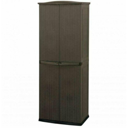 Armadio resina Keter top Rattan CM.70X50X179H tuttopiani BROWN precio