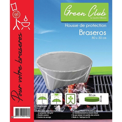Telo di protezione per Braciere da giardino D 80 x a 30 cm colore Antracite