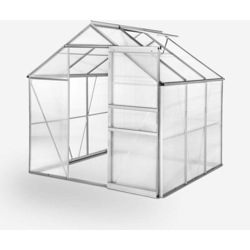 Serra da giardino alluminio policarbonato porta finestra 183x185x205cm Vanilla precio
