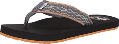 Reef Smoothy, Infradito Uomo, Grigio/Verde, 47
