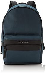 Tommy Hilfiger Elevated Nylon Backpack, Zaino Uomo, Mystic Lake, Medium en oferta