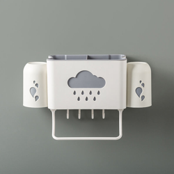 Scaffale da cucina a parete Set di tazze per spazzolino da denti Porta spazzolino da denti Porta spazzolino da denti Porta asciugamani senza bisogno en oferta