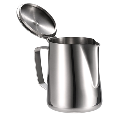 Tazza ghirlanda in acciaio inossidabile con coperchio, tazza per il latte, apparecchio per tazza di caffe fantasia,350cc