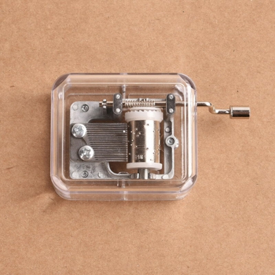 Mini movimento musicale a manovella fai da te carillon decorativo da collezione (una varieta di musica disponibile) regalo carino La citta incantata